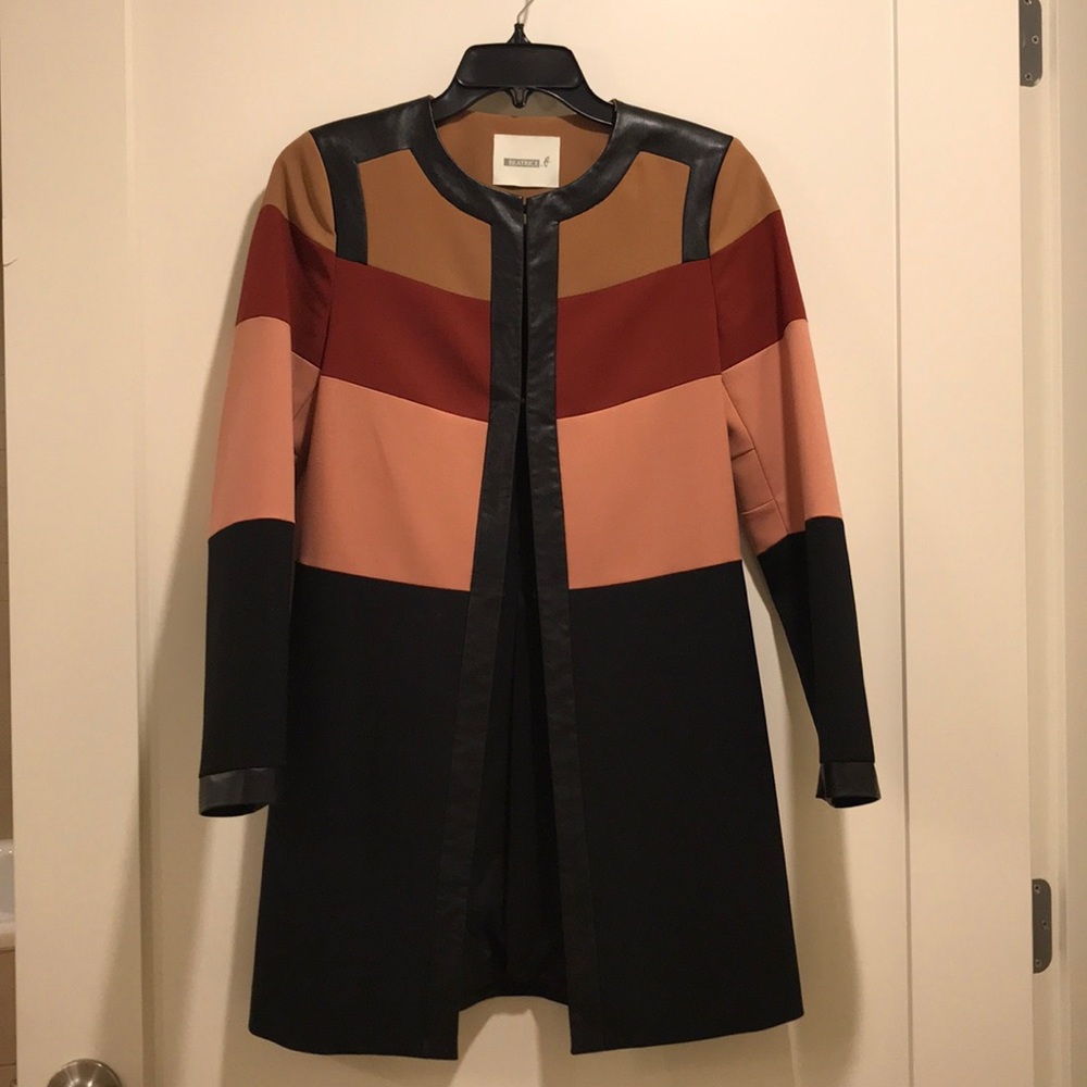 Sophisticated and classic multicolor dress coat